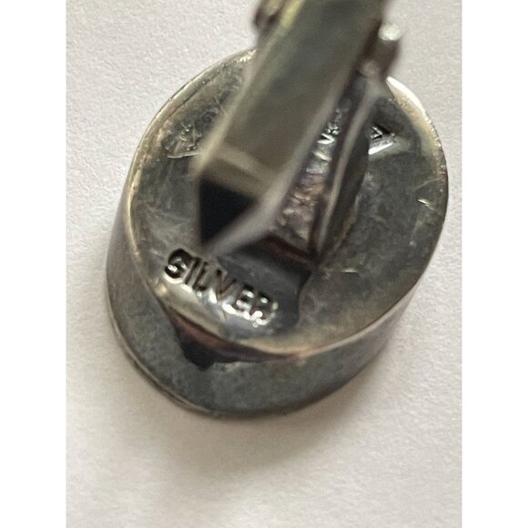 Vintage Antonio Pineda 970 Silver Concave Oval Cufflinks - Picture 4 of 16